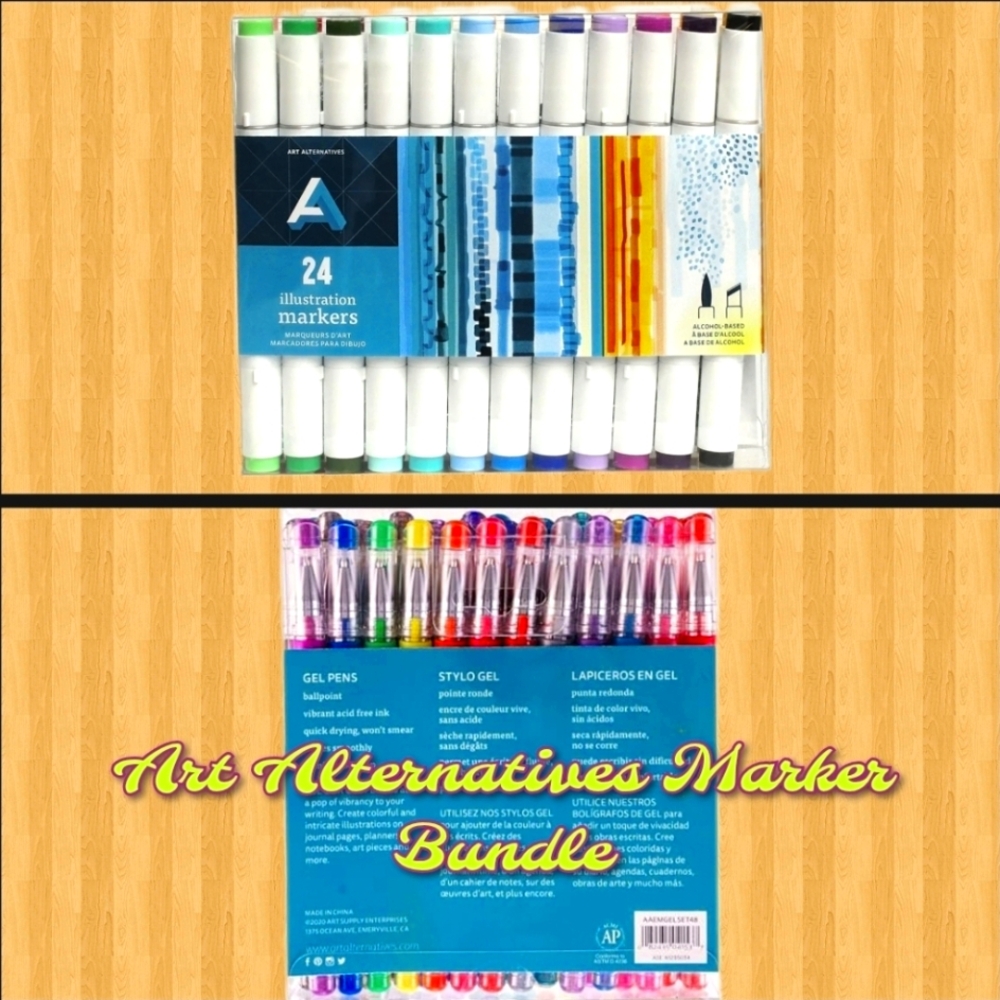 Art Alternatives Marker and Gel Pen Bundle